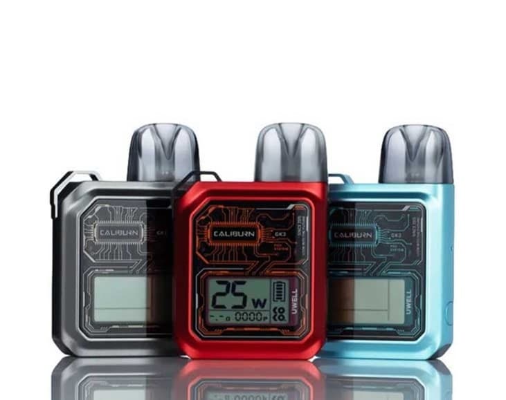 پاد سیستم کالیبرن جی کی ۳ یوول | UWELL Caliburn GK3 Pod System