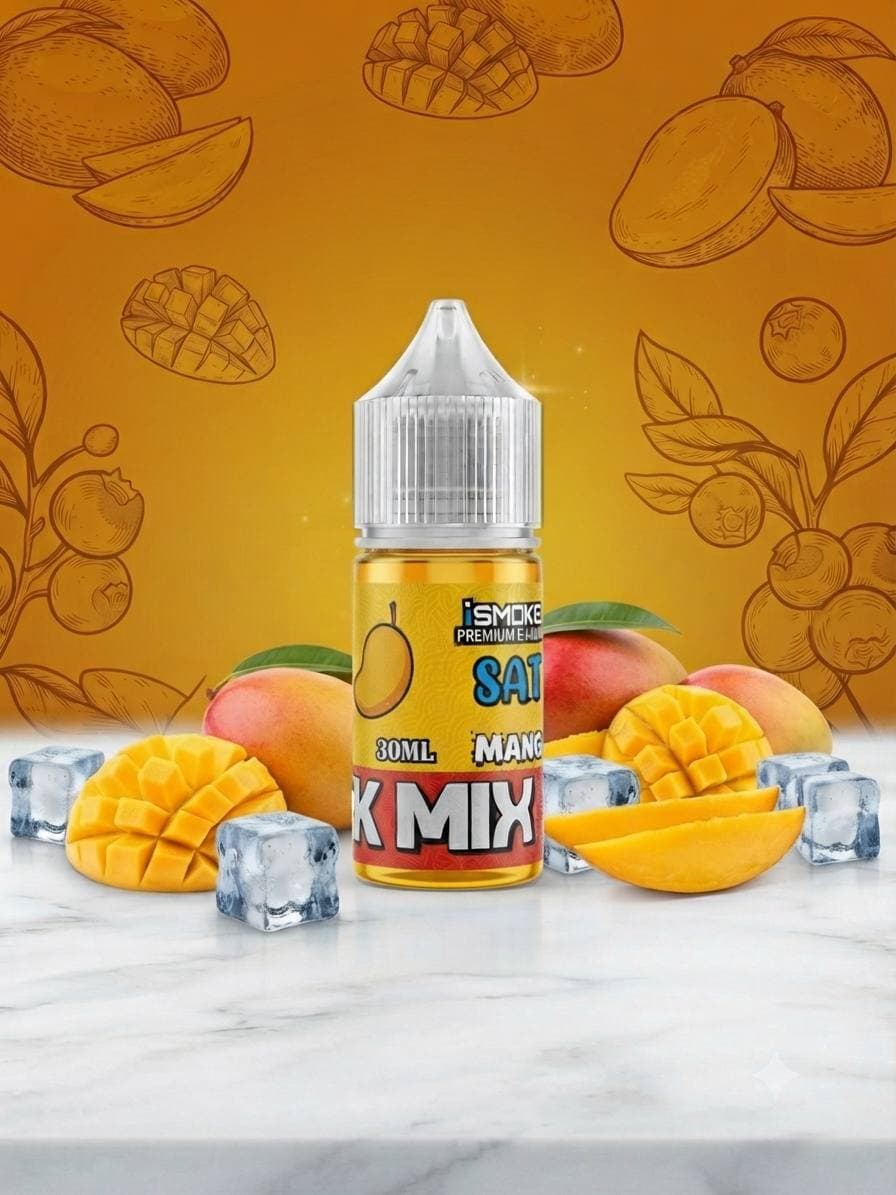 سالت آی اسموک 30 میل طعم انبه یخ | iSmoke Mango Ice Salt 30ml