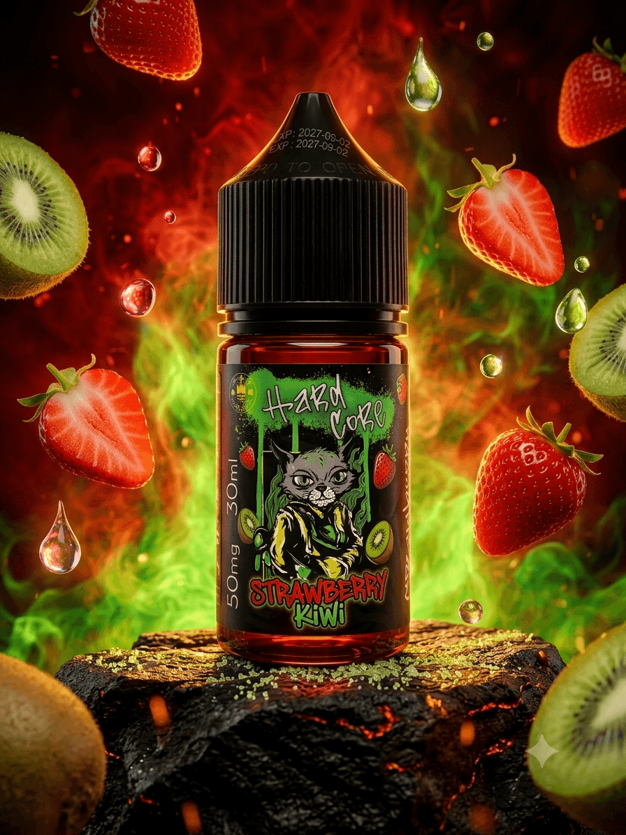سالت هاردکور 30 میل طعم توت فرنگی کیوی | Hardcore Strawberry Kiwi Salt 30ml