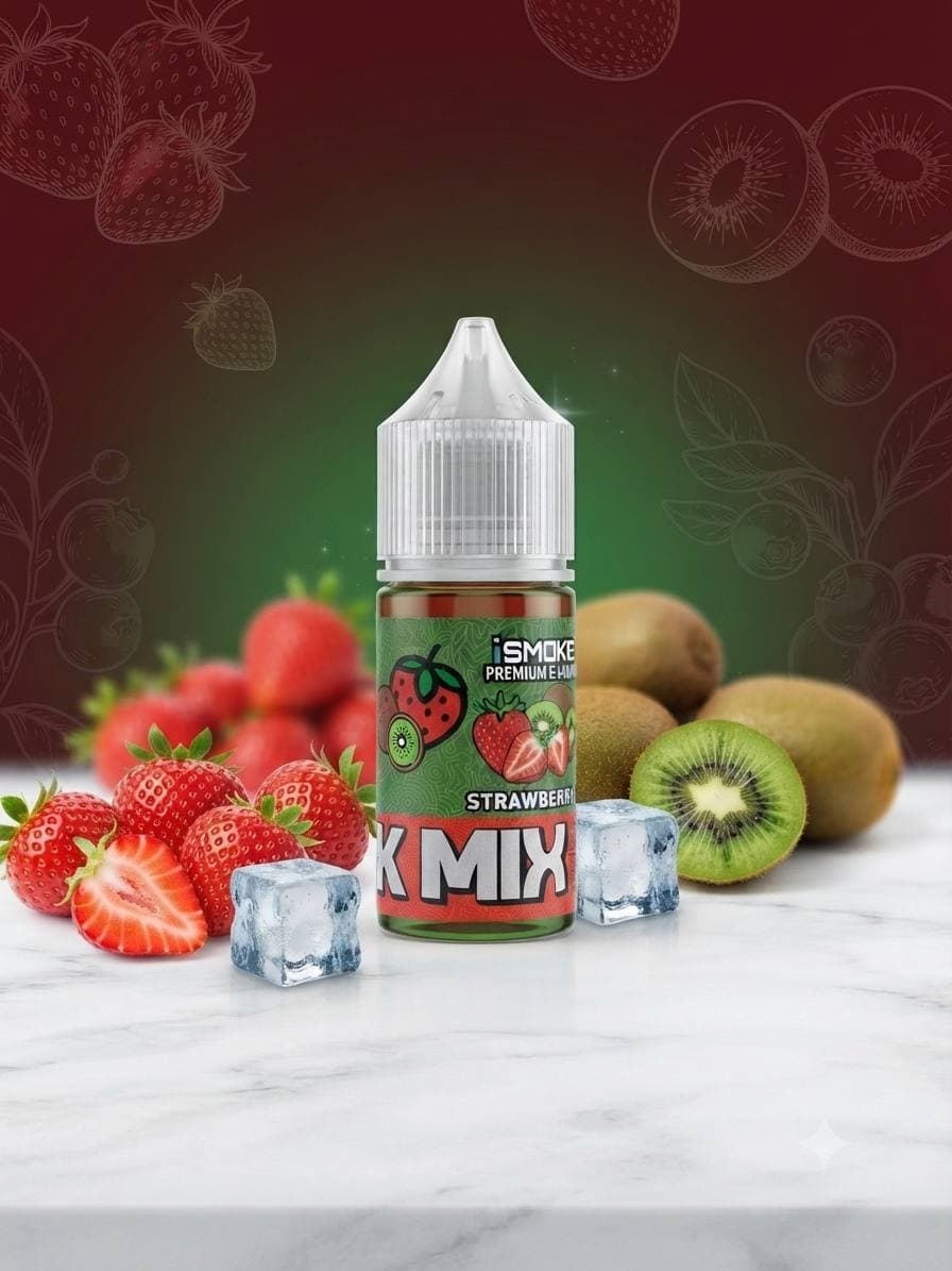 سالت آی اسموک 30 میل طعم کیوی توت فرنگی یخ | iSmoke Kiwi Strawberry Ice Salt 30ml