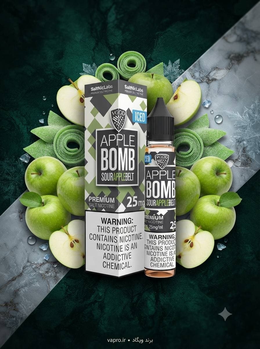 سالت سیب ترش ویگاد | Vgod LIQ Apple Bomb